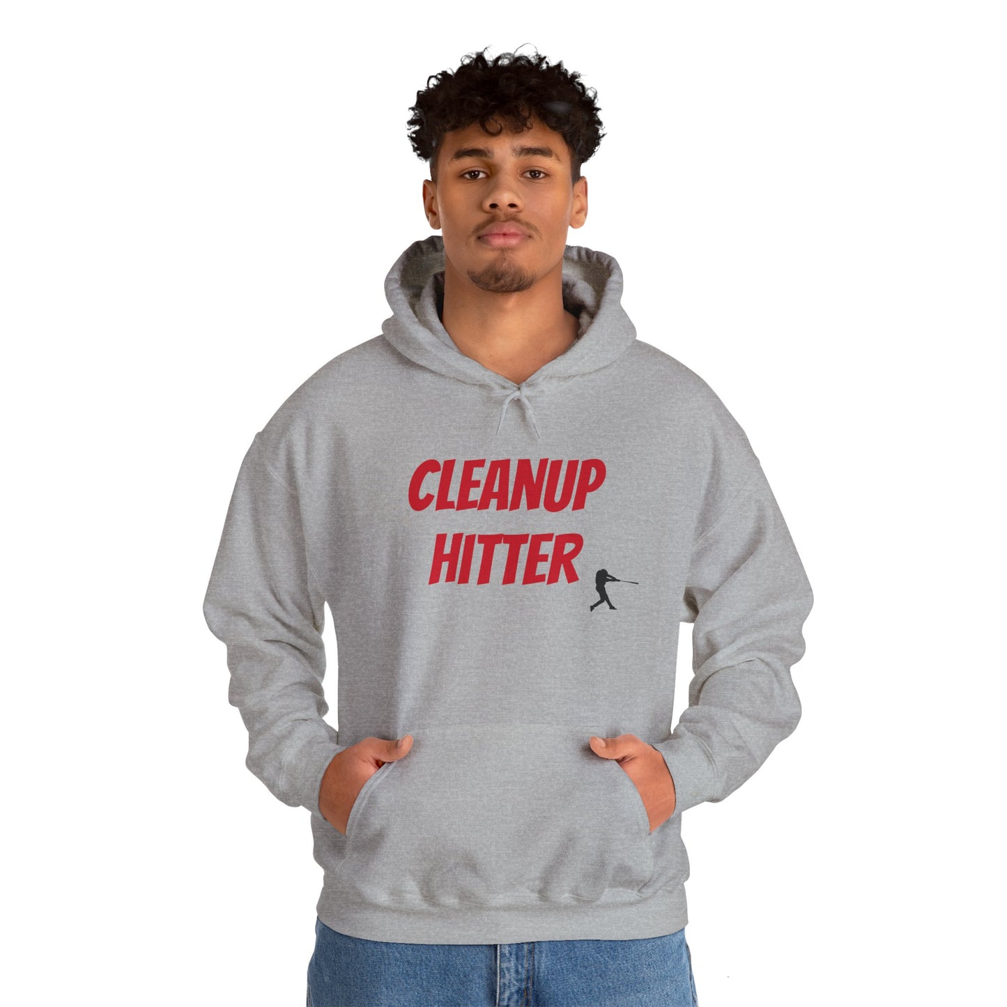Cleanup Hitter Heavy Blend™ Baseball Sweatshirt Hoodie