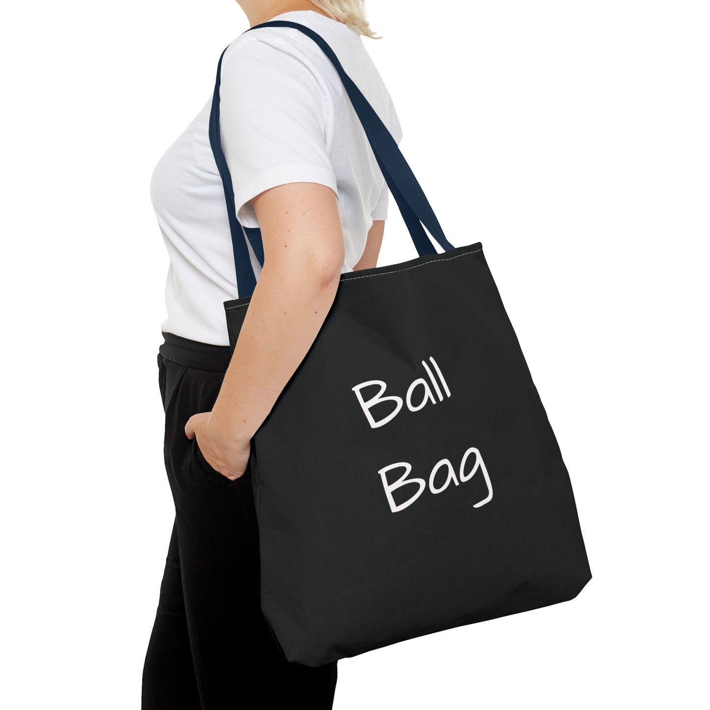Black BaseBall Bag Tote Bag