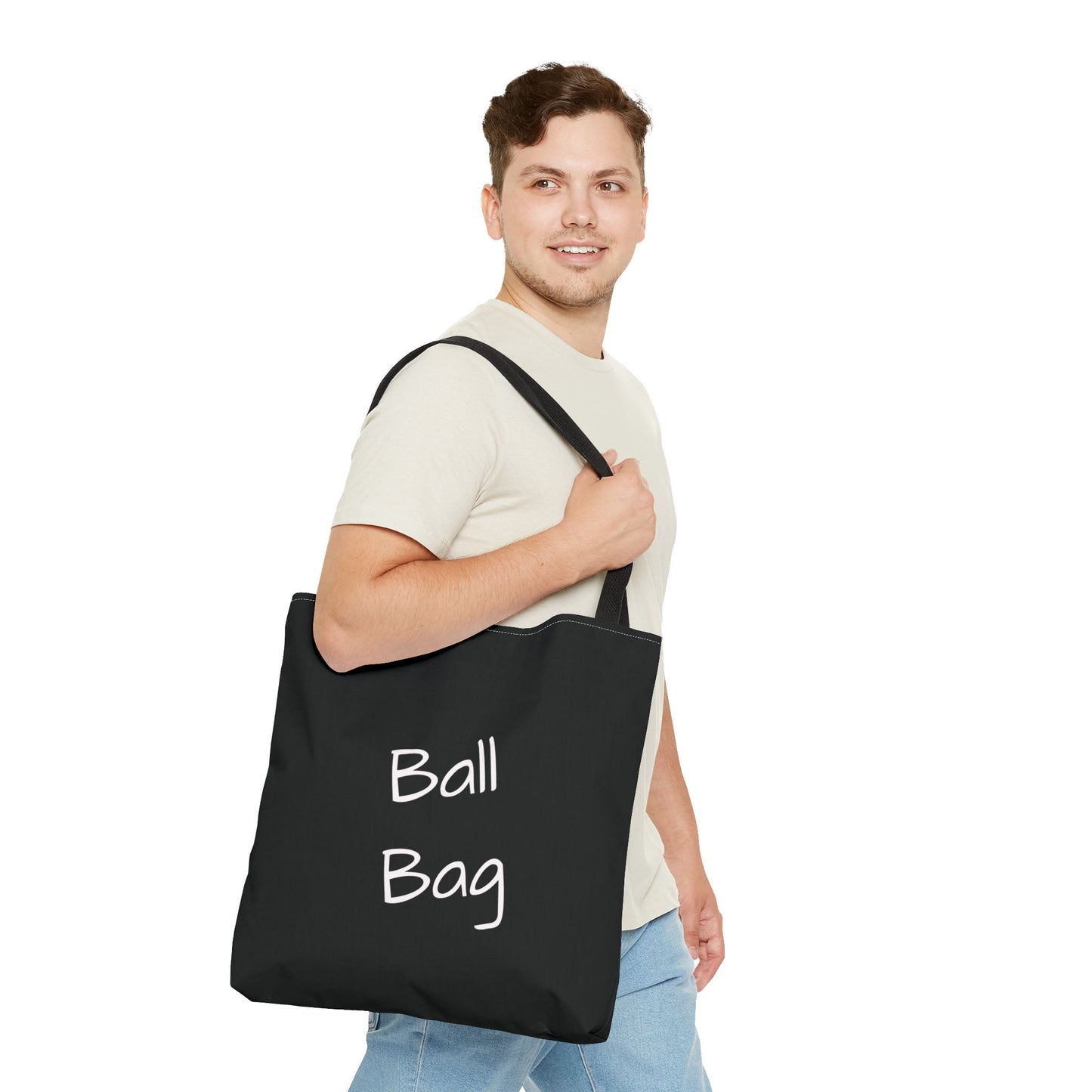 Black BaseBall Bag Tote Bag
