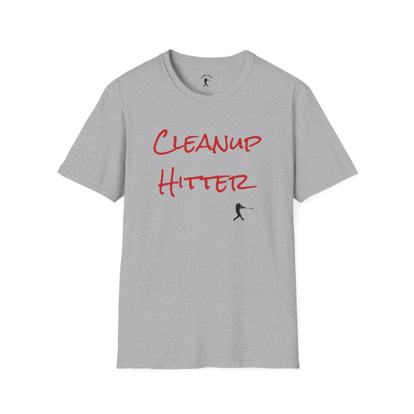 Cleanup Hitter Unisex Softstyle T-Shirt - Baseball Tee