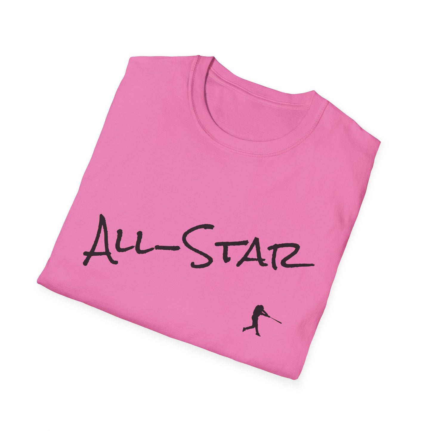 All Star Baseball Unisex Softstyle T-Shirt - Baseball Tee