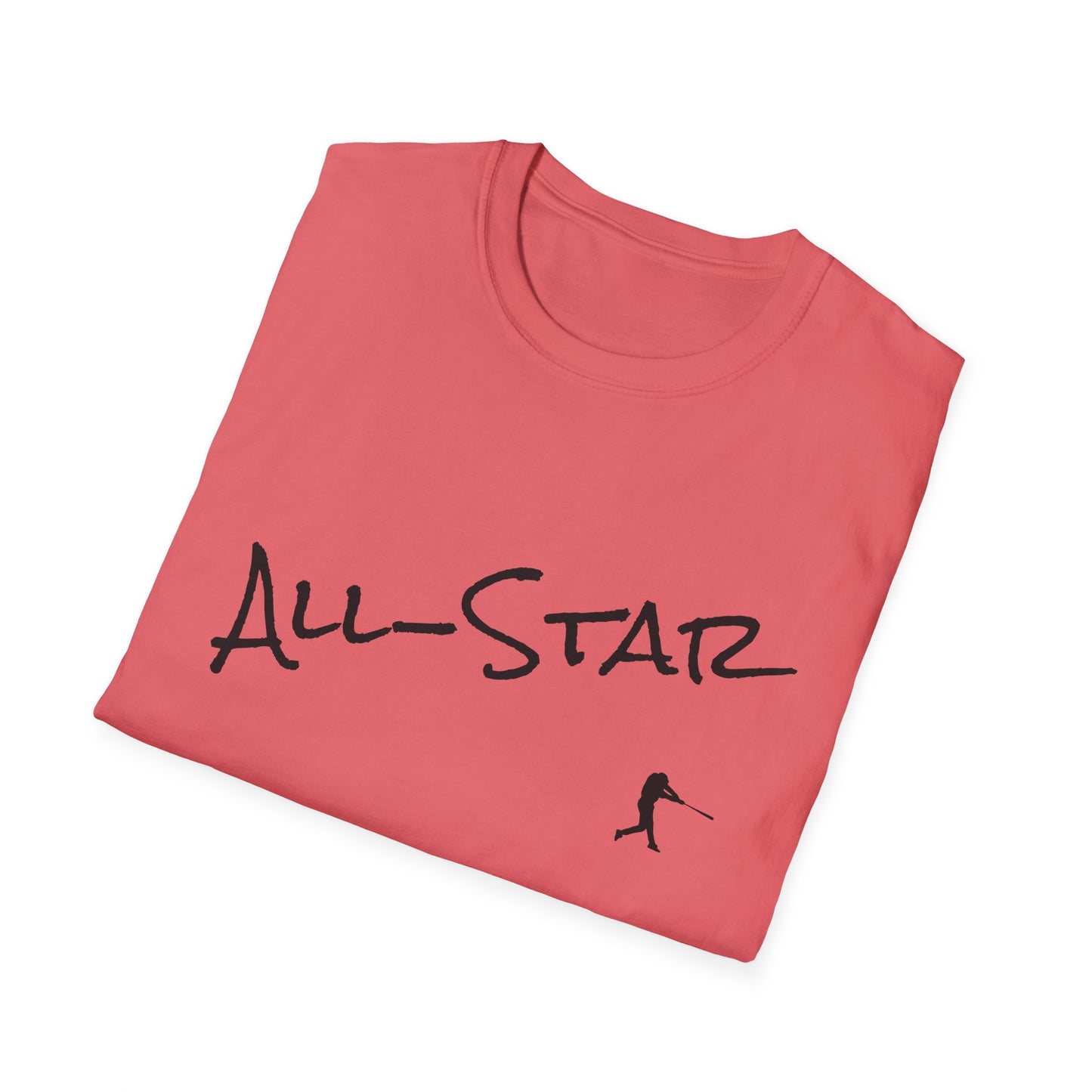 All Star Baseball Unisex Softstyle T-Shirt - Baseball Tee