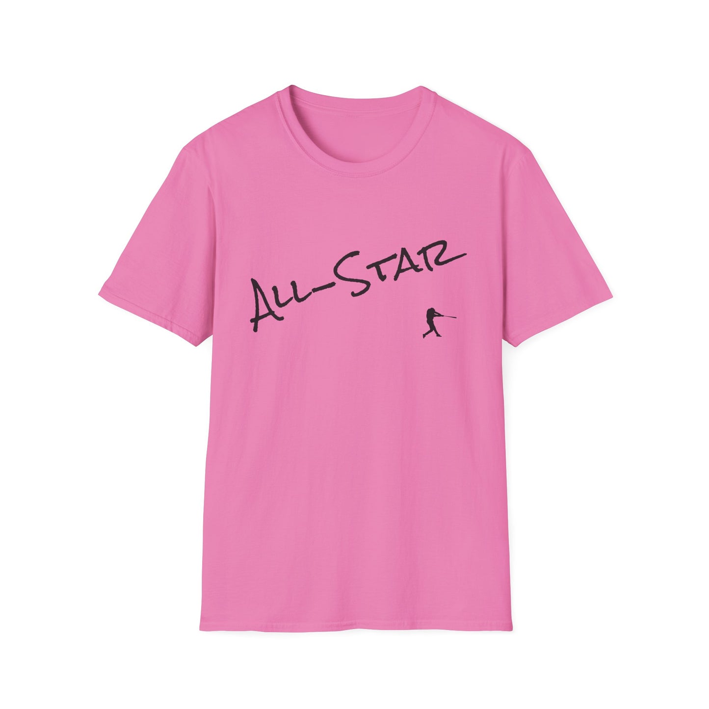 All Star Baseball Unisex Softstyle T-Shirt - Baseball Tee