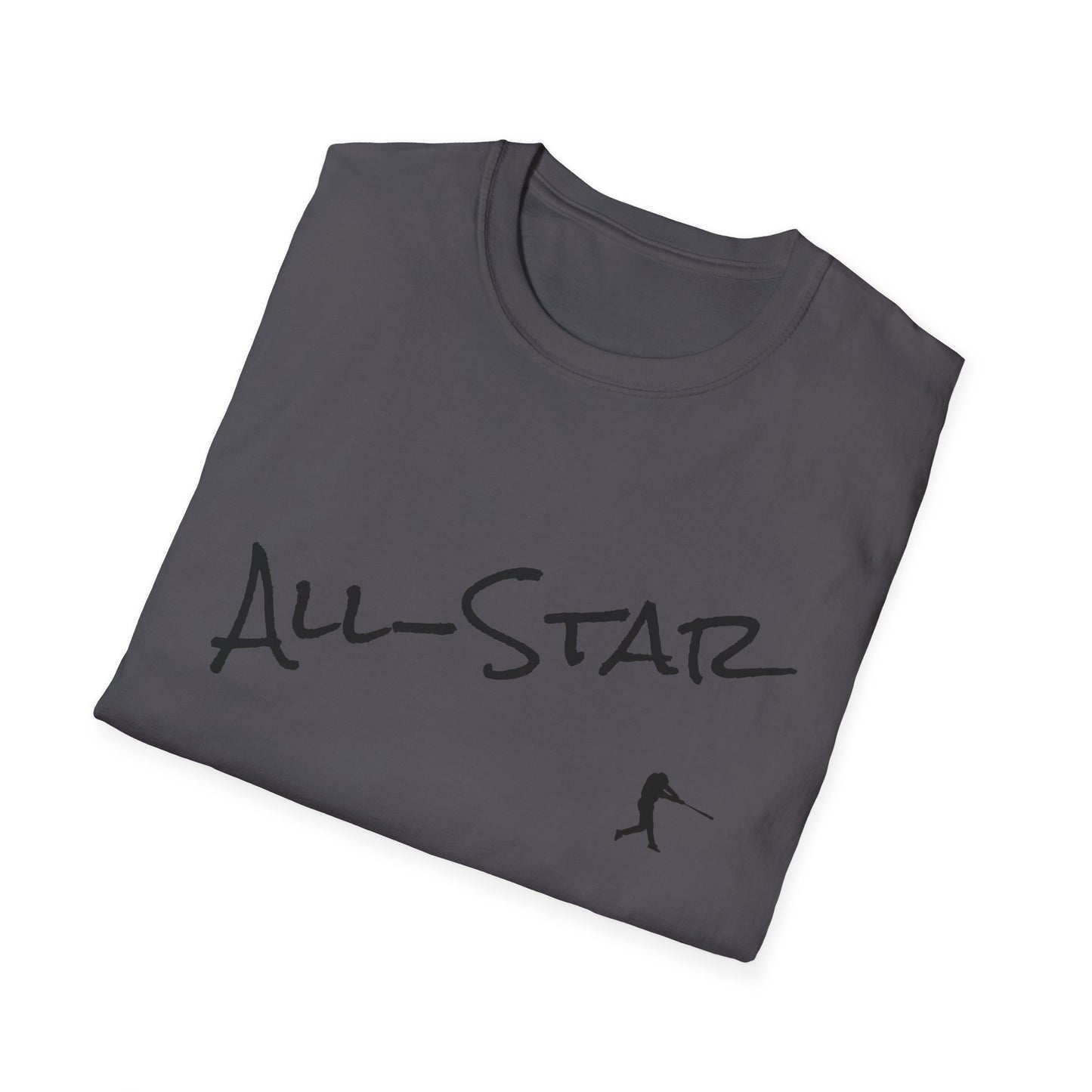All Star Baseball Unisex Softstyle T-Shirt - Baseball Tee