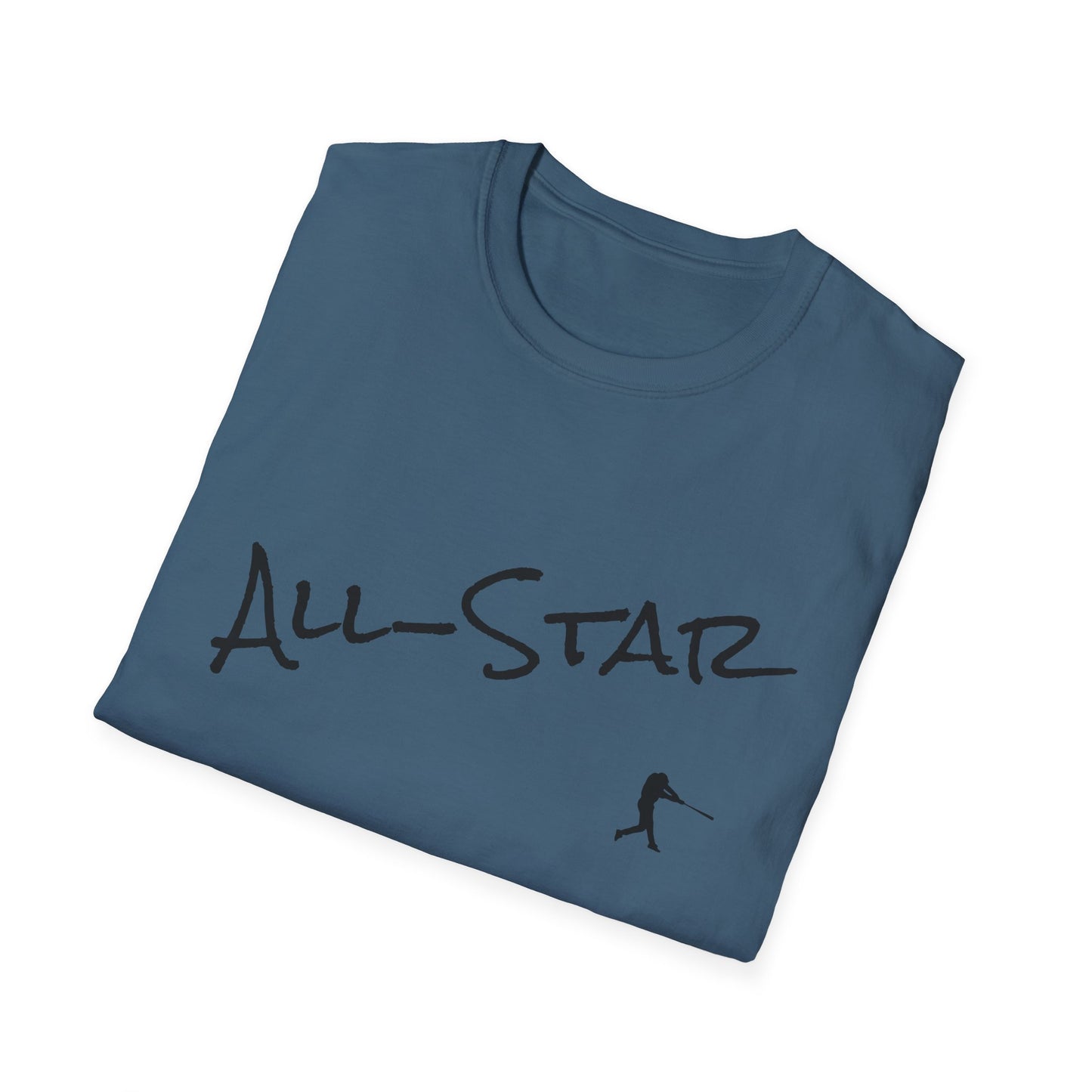 All Star Baseball Unisex Softstyle T-Shirt - Baseball Tee