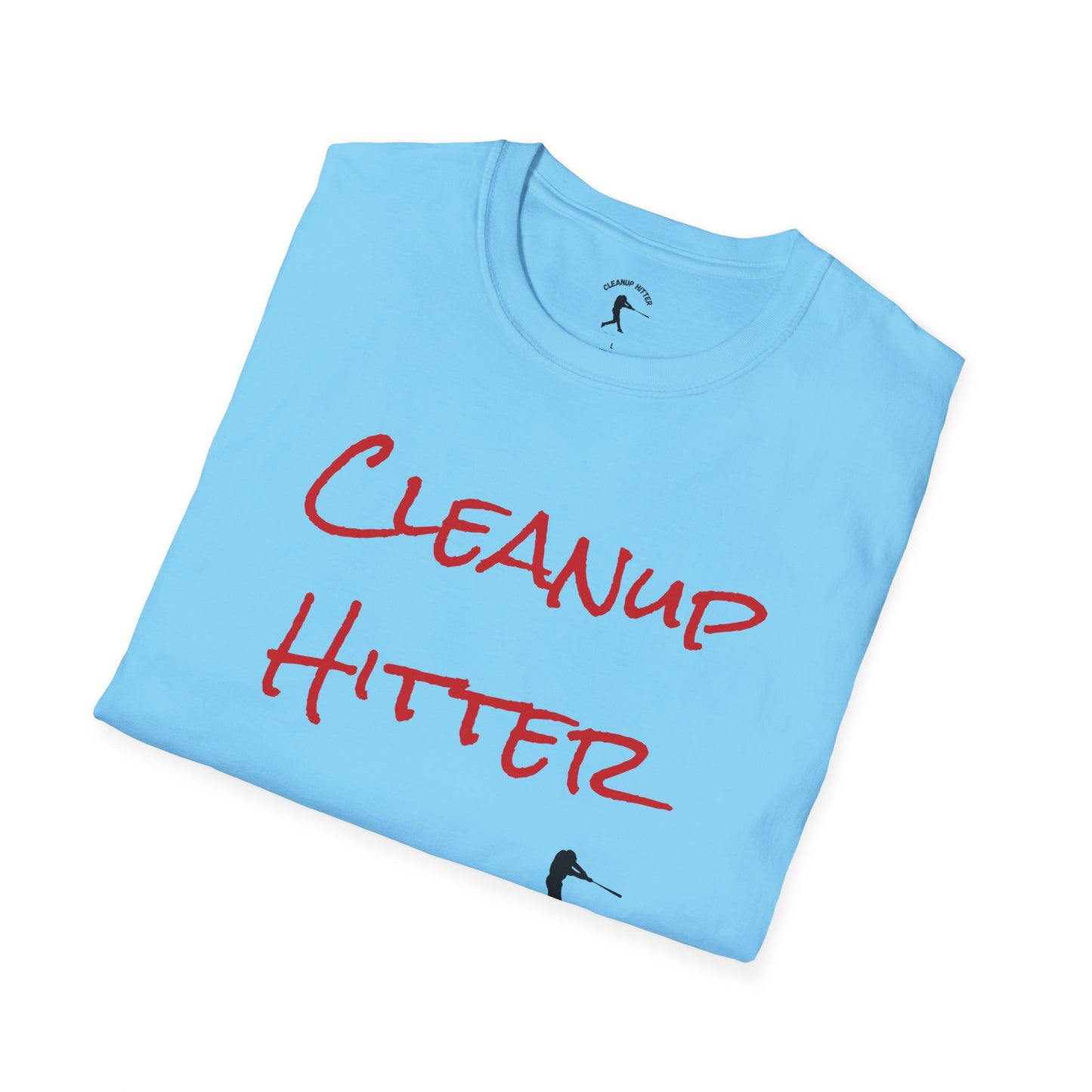 Cleanup Hitter Unisex Softstyle T-Shirt - Baseball Tee