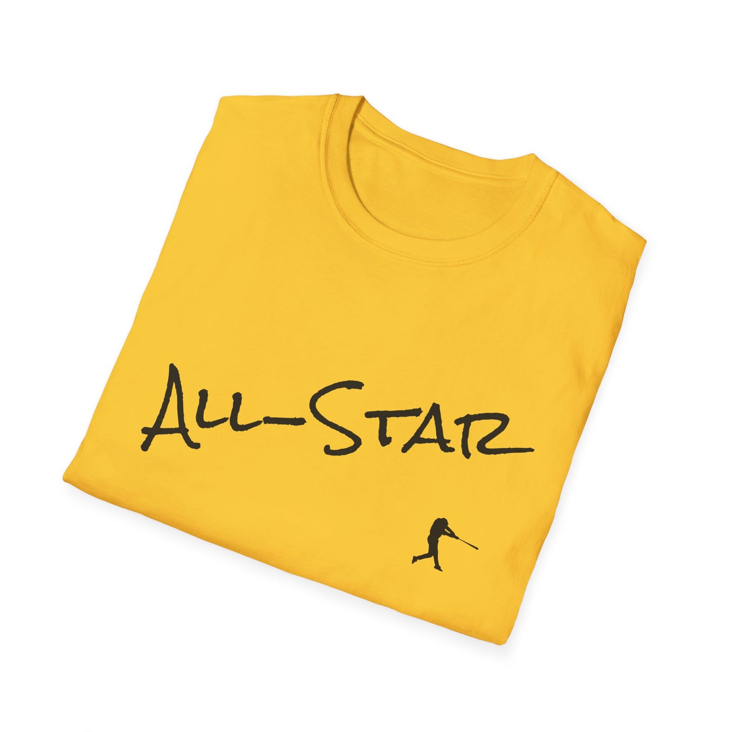 All Star Baseball Unisex Softstyle T-Shirt - Baseball Tee