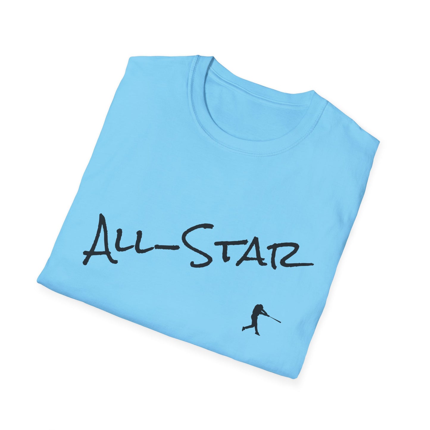 All Star Baseball Unisex Softstyle T-Shirt - Baseball Tee