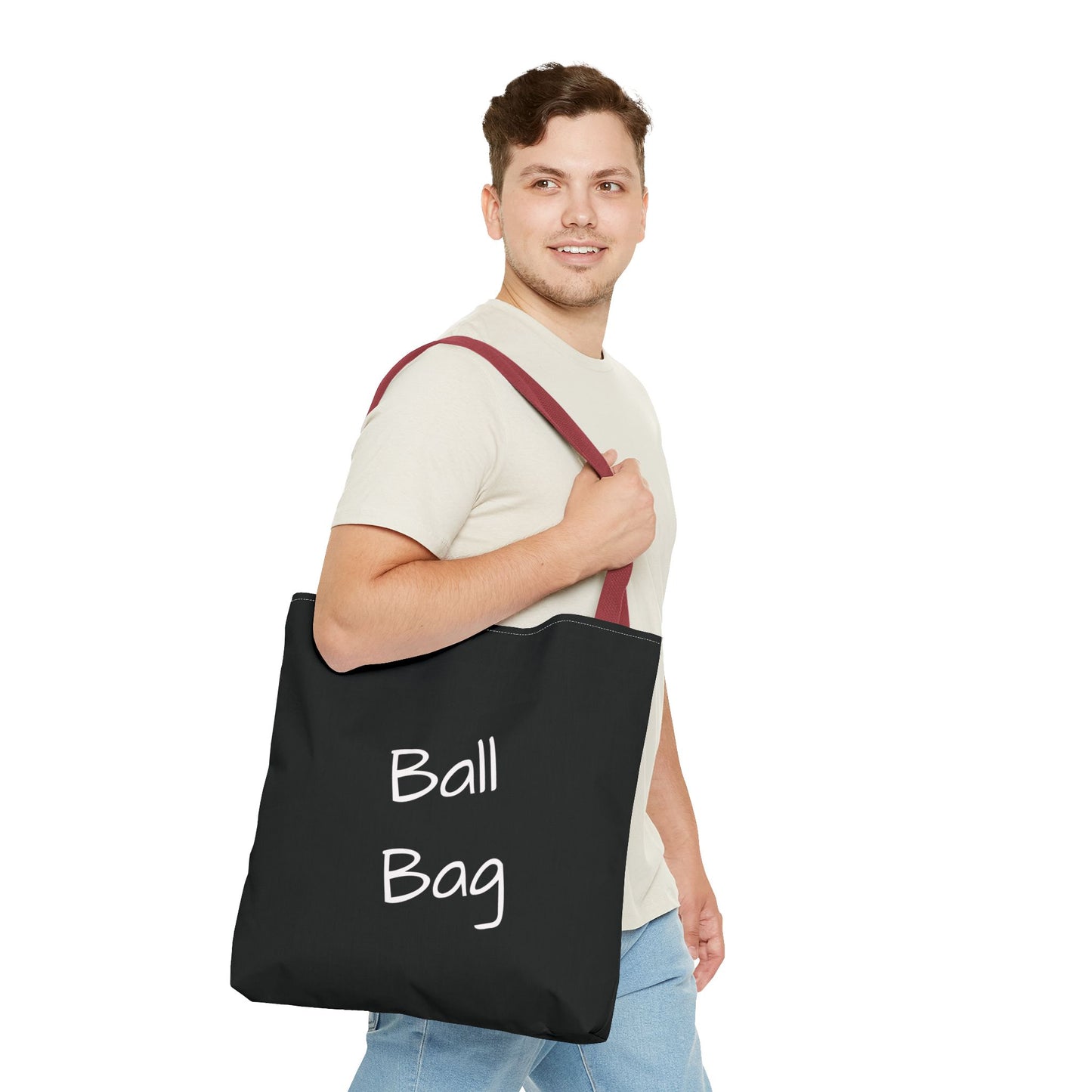 Black BaseBall Bag Tote Bag