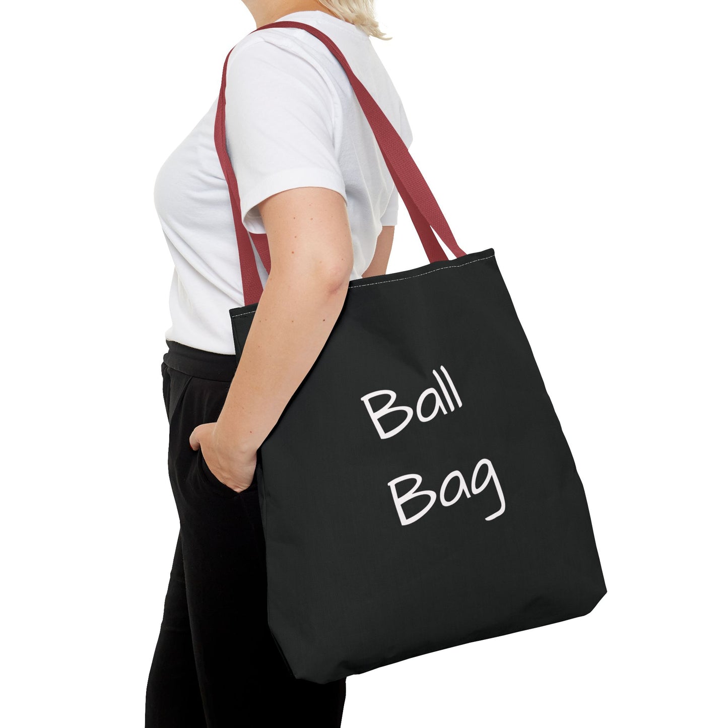 Black BaseBall Bag Tote Bag