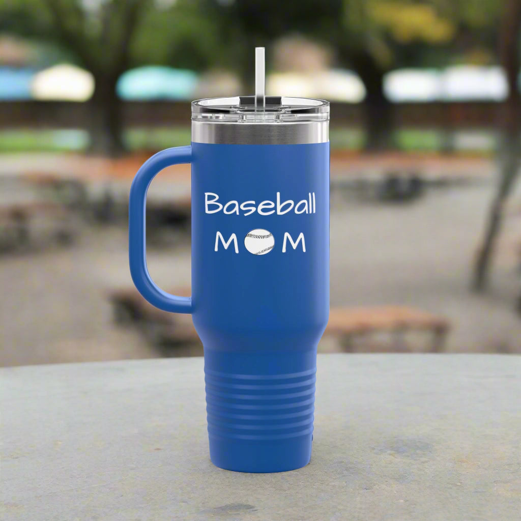 Baseball Mom Insulated Travel Mug, 40oz