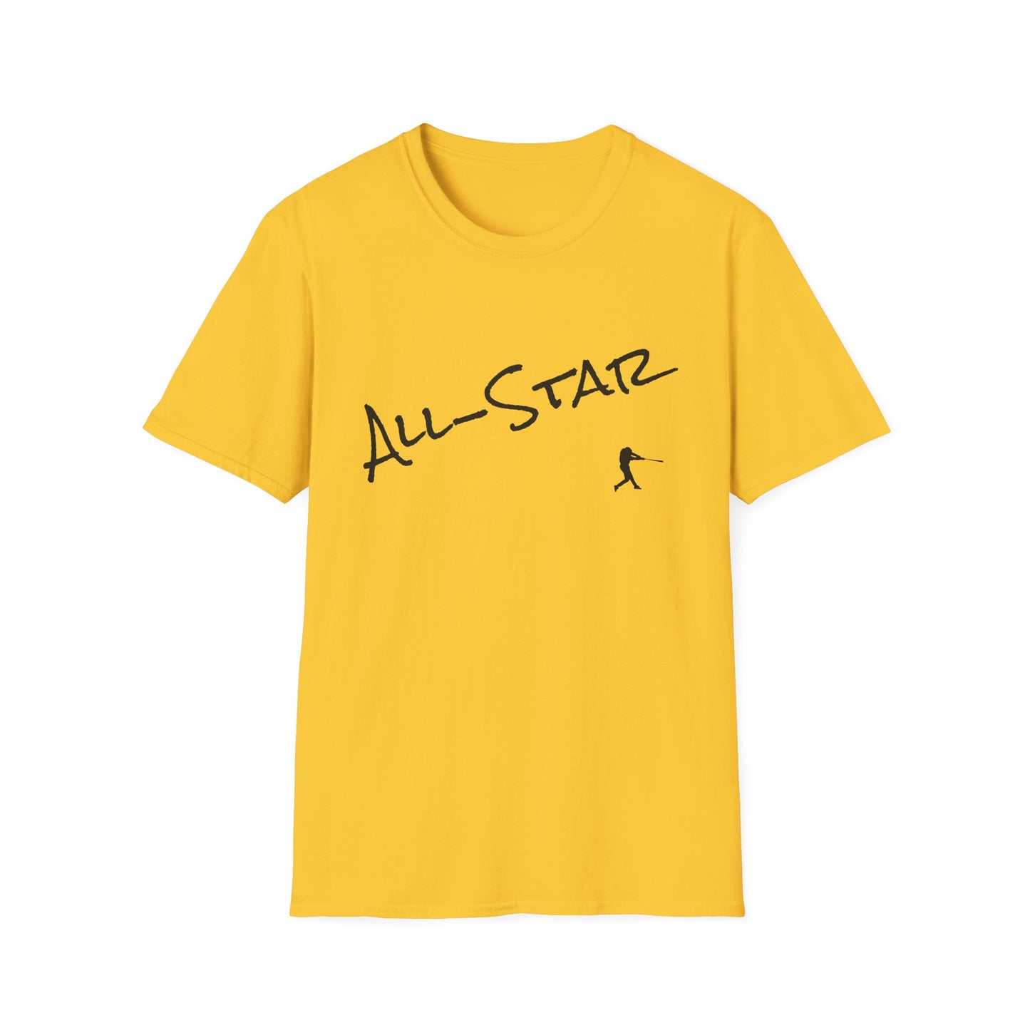 All Star Baseball Unisex Softstyle T-Shirt - Baseball Tee