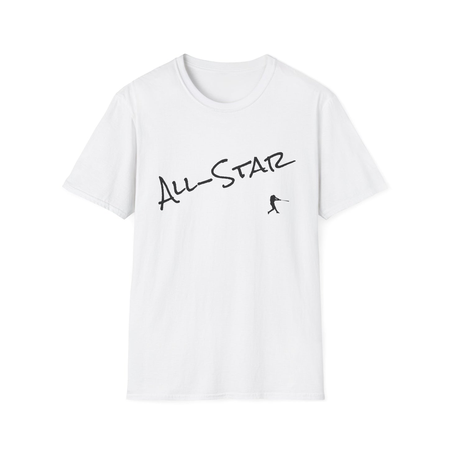 All Star Baseball Unisex Softstyle T-Shirt - Baseball Tee