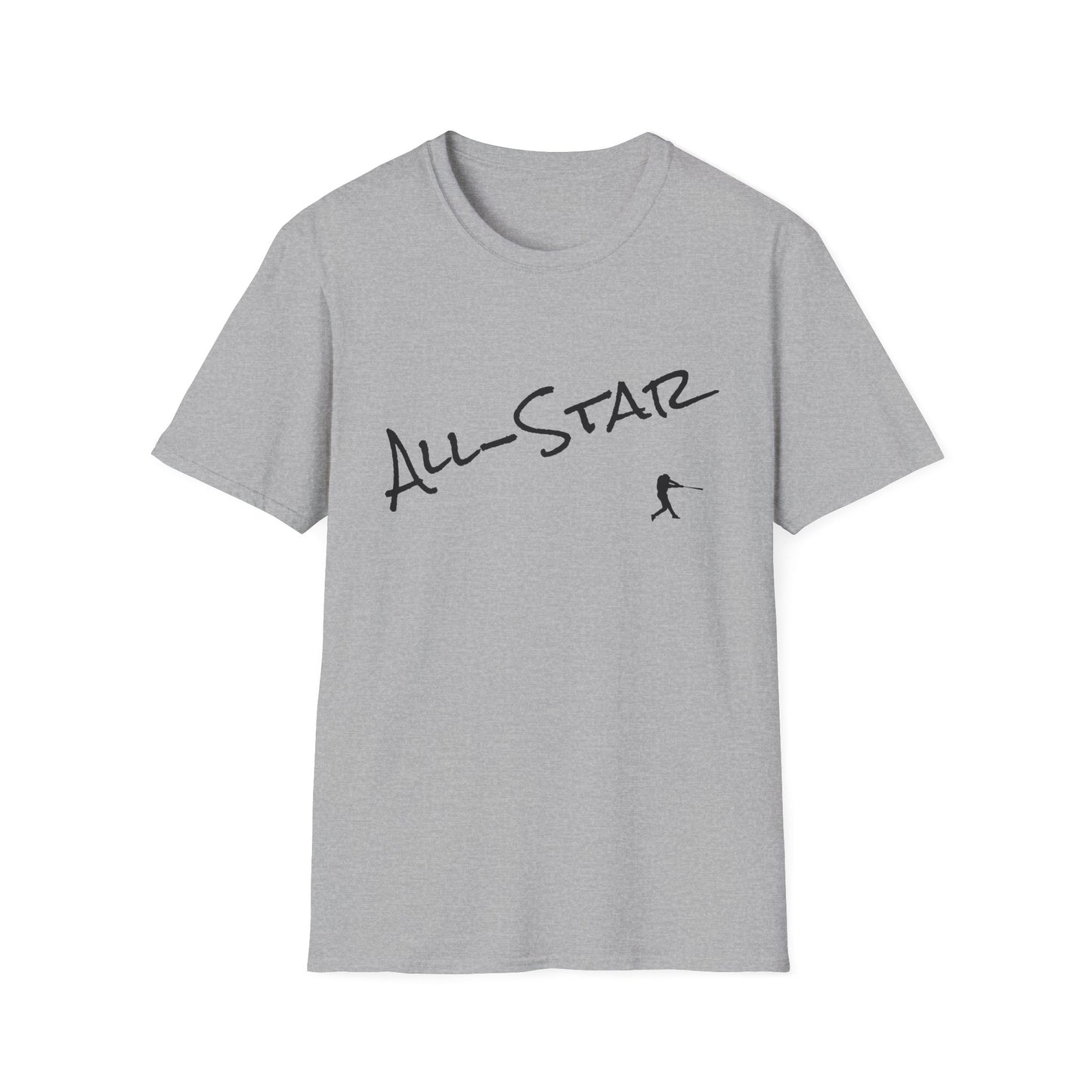 All Star Baseball Unisex Softstyle T-Shirt - Baseball Tee