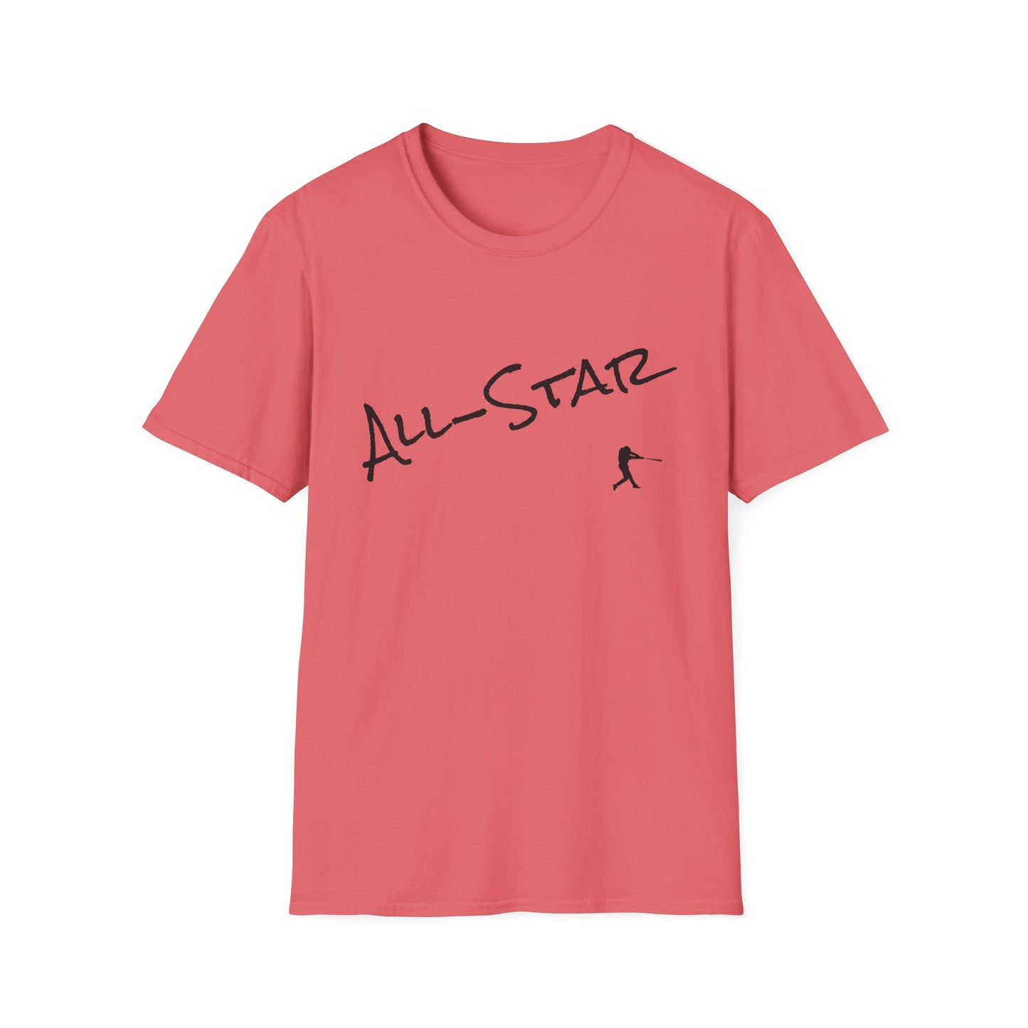 All Star Baseball Unisex Softstyle T-Shirt - Baseball Tee