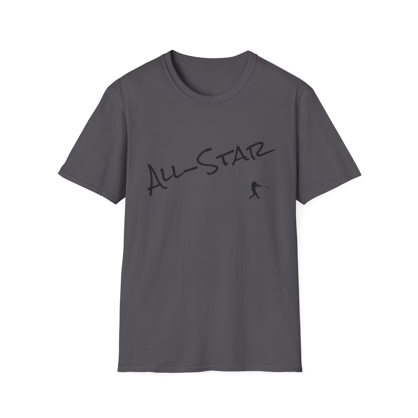 All Star Baseball Unisex Softstyle T-Shirt - Baseball Tee