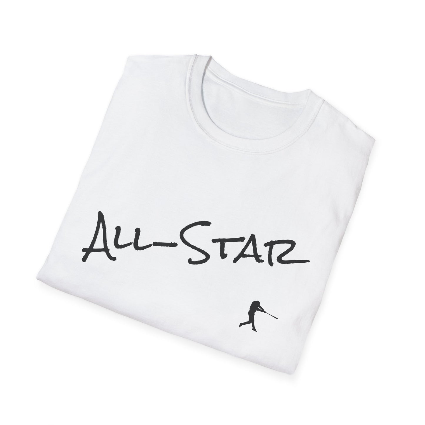 All Star Baseball Unisex Softstyle T-Shirt - Baseball Tee
