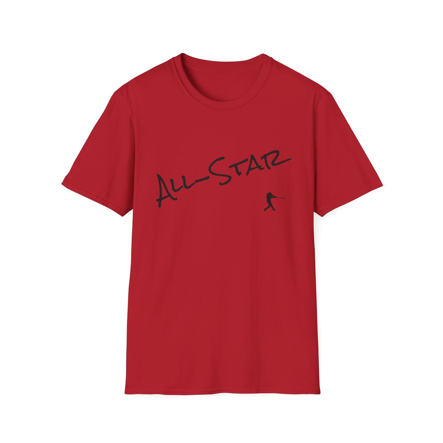 All Star Baseball Unisex Softstyle T-Shirt - Baseball Tee