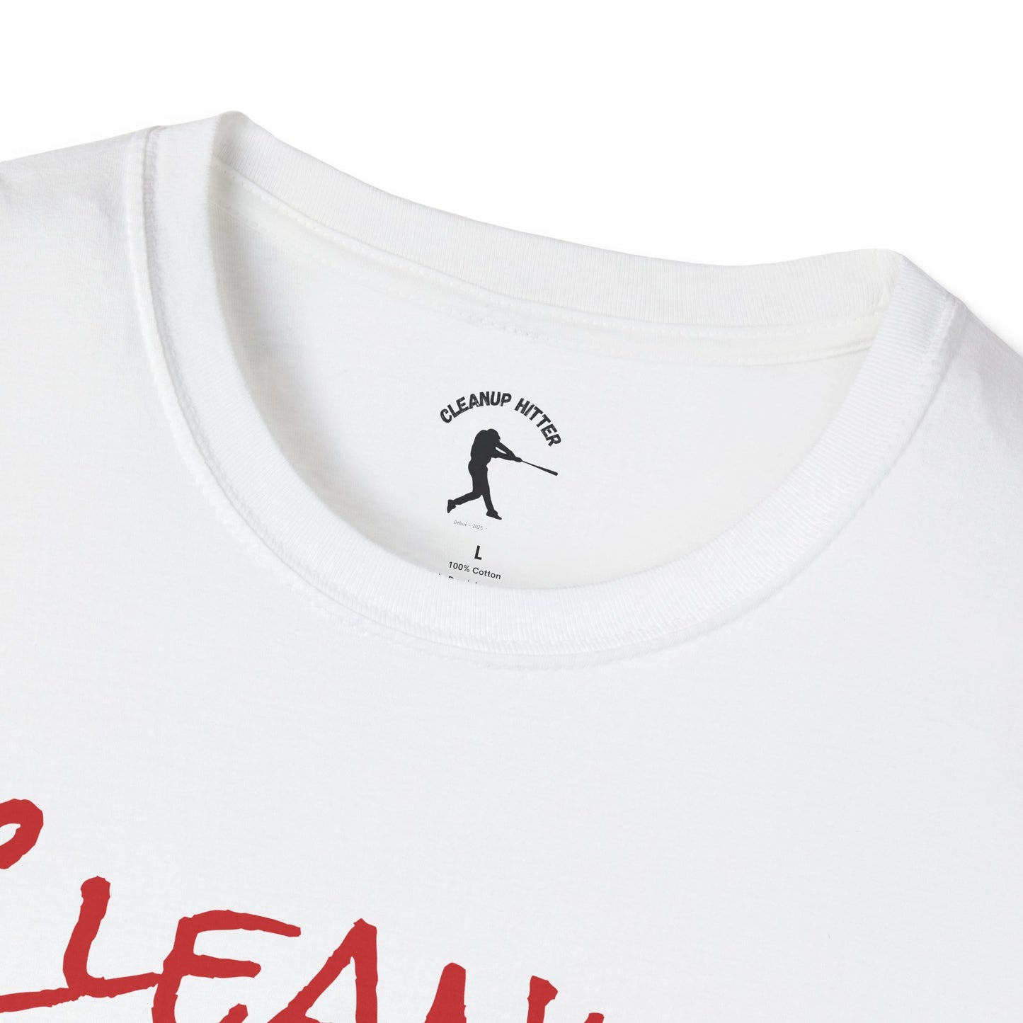 Cleanup Hitter Unisex Softstyle T-Shirt - Baseball Tee