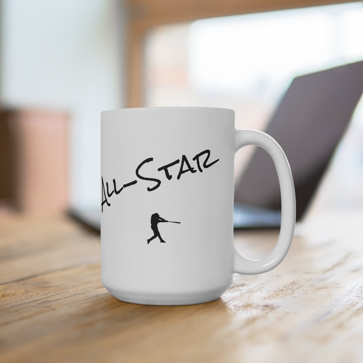 All-Star Baseball Mug - 15oz Coffee Cup